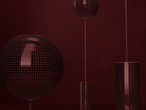 floor lamp g c bolle soffio short 3D Model