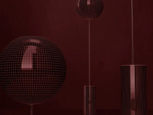 floor lamp g c bolle soffio short 3D Model