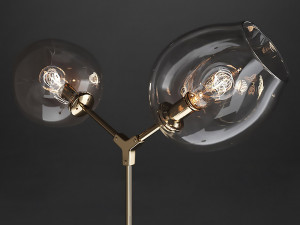 floor lamp branching bubble Modello 3D
