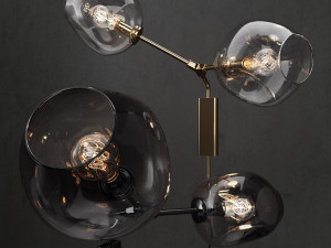 wall light branching bubble 3D Model
