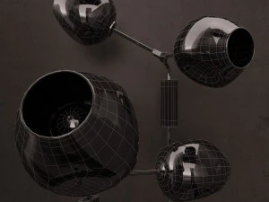 wall light branching bubble 3D Model