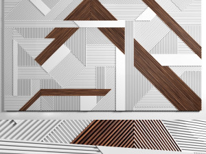 wooden panels 2 Modèle 3D