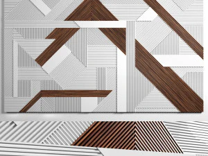 लकड़ी के पैनल 2 3D मॉडल