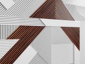 wooden panels 2 3D Модель