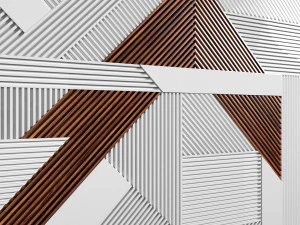 wooden panels 2 3D Model