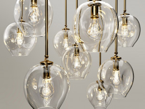 collection branching bubble 1 lamps 3D मॉडल