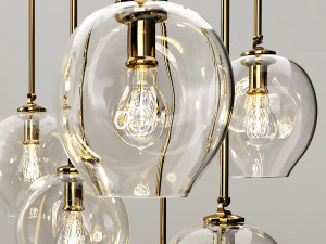 collection branching bubble 1 lamps Model 3D