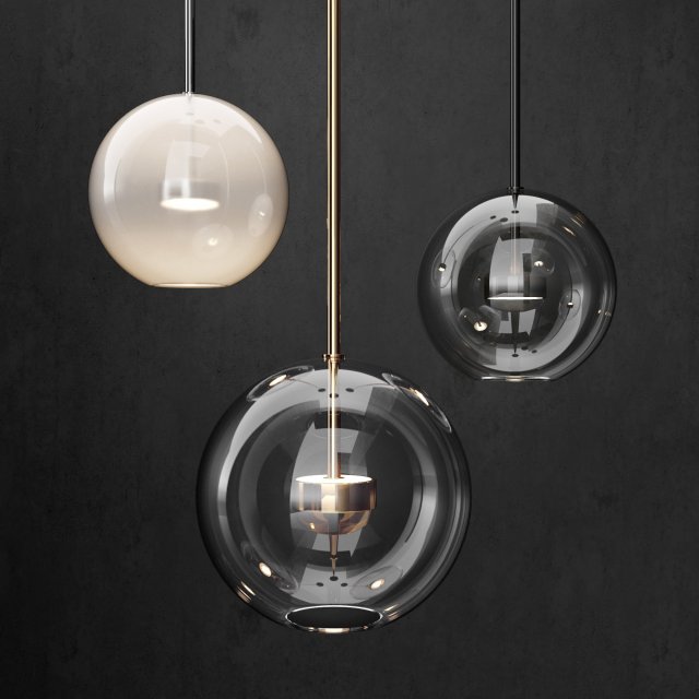 g c bolle 1 bubble 6 colors 3D Model .c4d .max .obj .3ds .fbx .stl .blend 