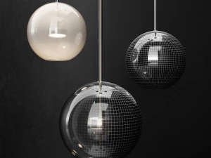 g c bolle 1 bubble 6 colors 3D Model