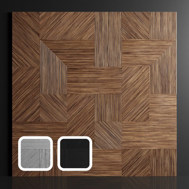 wooden panels 3 3D 모델 .c4d .max .obj .3ds .fbx .stl .blend 