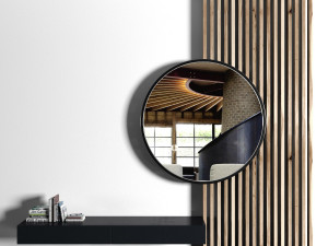 wooden planks and mirror 3D मॉडल
