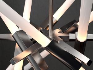 chandelier agnes 12 lights 4 colors 3D Model