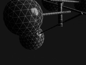 chandelier gallotti radice bolle 6 lights Model 3D