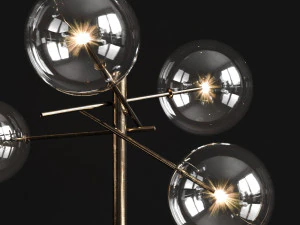 floor lamp gallotti radice bolle 3D Model