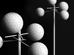 floor lamp gallotti radice bolle 3D Model