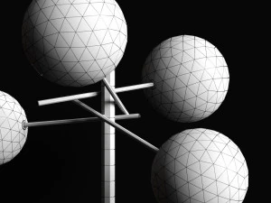 floor lamp gallotti radice bolle 3D Model