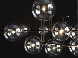 chandelier gallotti radice bolle horizontal 3D Model