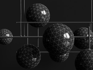 chandelier gallotti radice bolle horizontal 3D Model