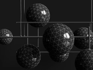 chandelier gallotti radice bolle horizontal 3D Model