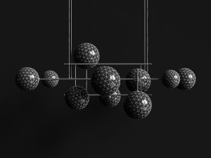chandelier gallotti radice bolle horizontal 3D Model