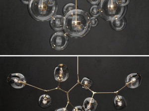 branching bubble and g c bolle 3D मॉडल