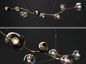 branching bubble and branching burst Model 3D