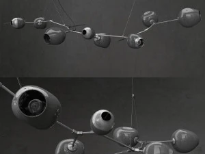 branching bubble and branching burst 3D Model