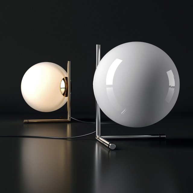 table lamp ic 2 3D Model .c4d .max .obj .3ds .fbx .stl .blend 