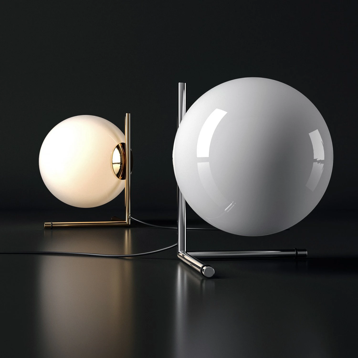 table lamp ic 2 3D Model .c4d .max .obj .3ds .fbx .stl .blend 
