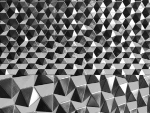 3d panels hexagons Model 3D