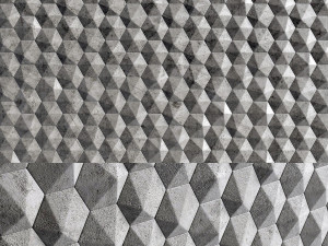 3d panels hexagons Model 3D