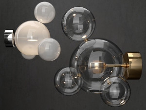 bra g c bolle 4 bubble 6 colors 3D Model