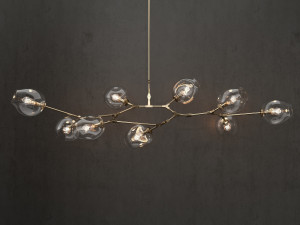 collection branching bubble 9 lamps 3 3D 모델