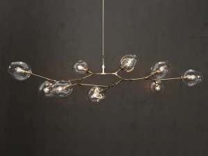 collection branching bubble 9 lamps 3 3D Model