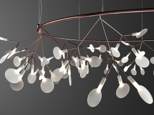 chandelier moooi heracleum big o small 3D 模型