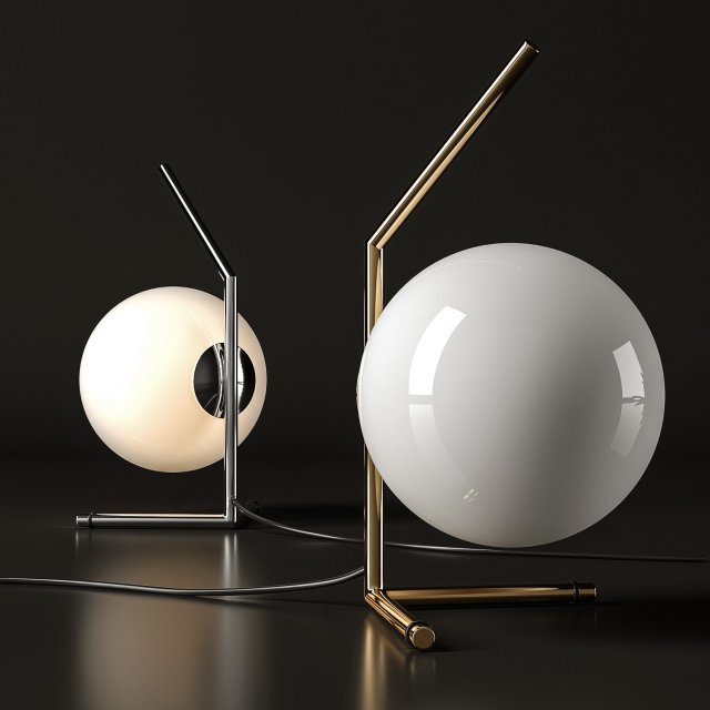 table lamp ic Modelo 3D .c4d .max .obj .3ds .fbx .stl .blend