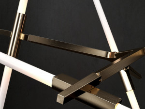 chandelier agnes 20 lights 3D 模型