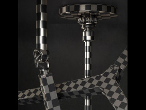 chandelier agnes 20 lights 3D 模型