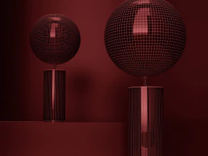 giopato coombes bolle soffio table lamp 3D Model