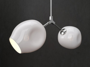branching bubble 2 lamps 3D Model