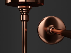 branching bubble 2 lamps 3D Model