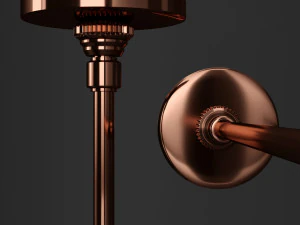 branching bubble 2 lamps 3D Model