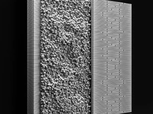 vertical garden and planks 2 3D Model