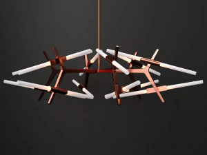 chandelier agnes 24 lights 3D Model