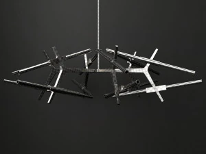 chandelier agnes 24 lights 3D Model