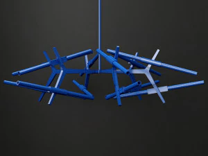 chandelier agnes 24 lights 3D Model