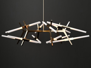 chandelier agnes 24 lights 3Dモデル