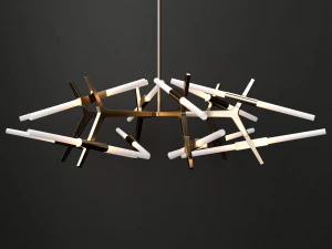 chandelier agnes 24 lights 3D Model