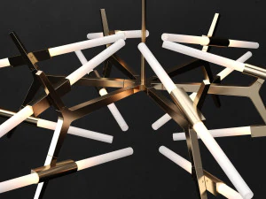 chandelier agnes 24 lights 3D Model