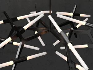 chandelier agnes 24 lights 3D Model